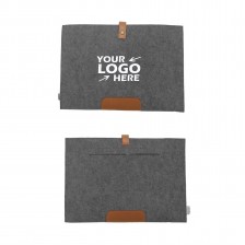 Soft Felt Sleeve with Flap for 13in Laptop